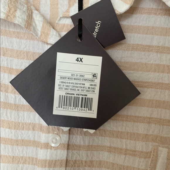 BNWT  Striped Shirt by Ava & Viv * No Longer Sold in Stores* - Picture 2 of 9
